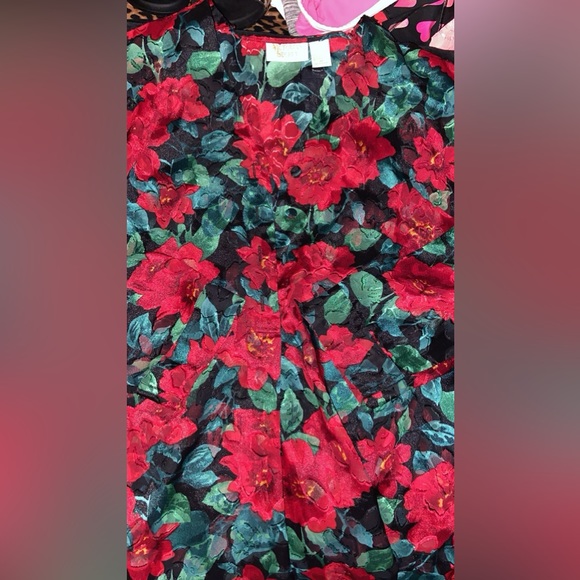 Vintage Gold Tag Victoria Secret Sheer Button Up - Picture 2 of 3